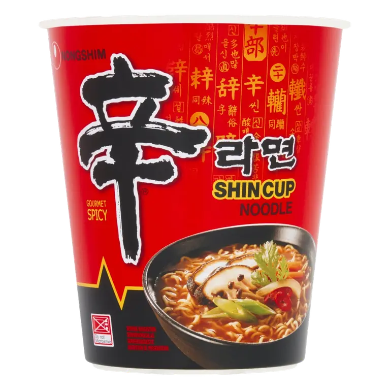Spicy Shin Cup Noodle Soup