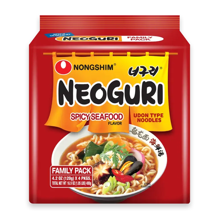 Neoguri Spicy Seafood Flavor Family Pack