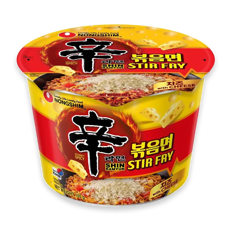 Shin Ramyun Stir Fry Cheese Bowl