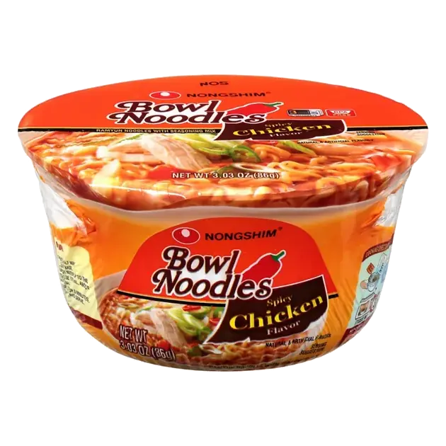 Spicy Chicken Flavor Bowl Noodles