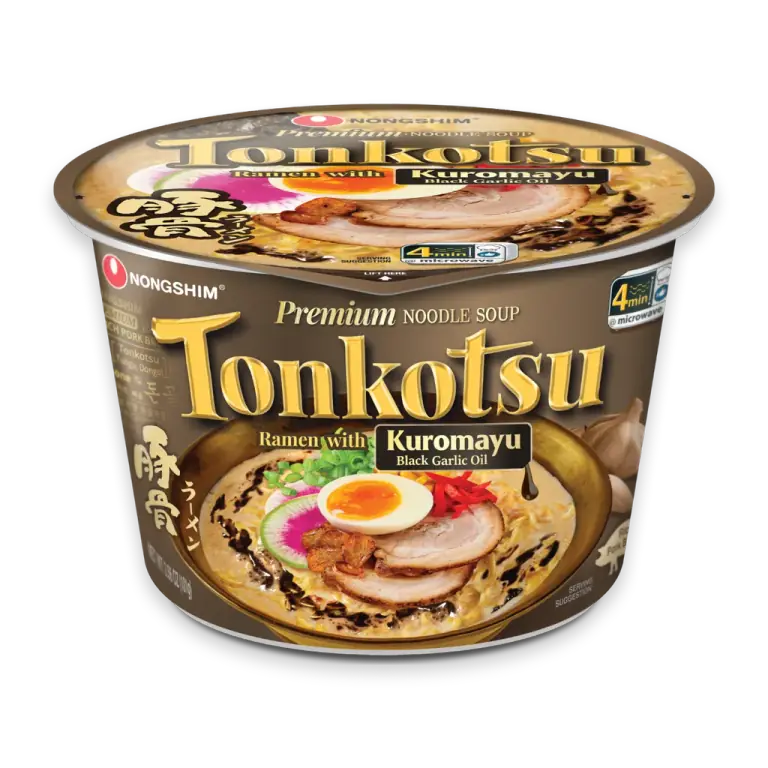 Tonkotsu Ramen With Kuromayu Black Garlic Oil