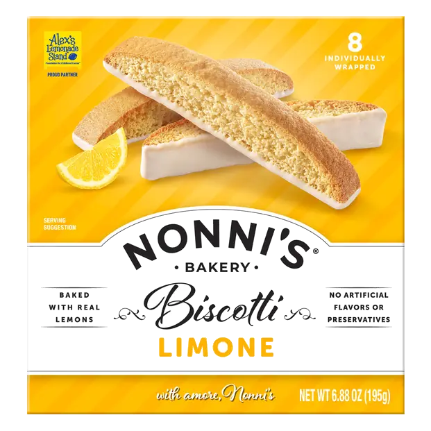 Bakery Limone Biscotti - 8 ct