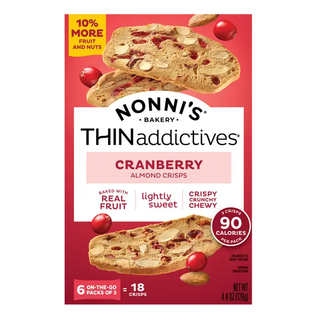 Cranberry Almond Thin Cookies