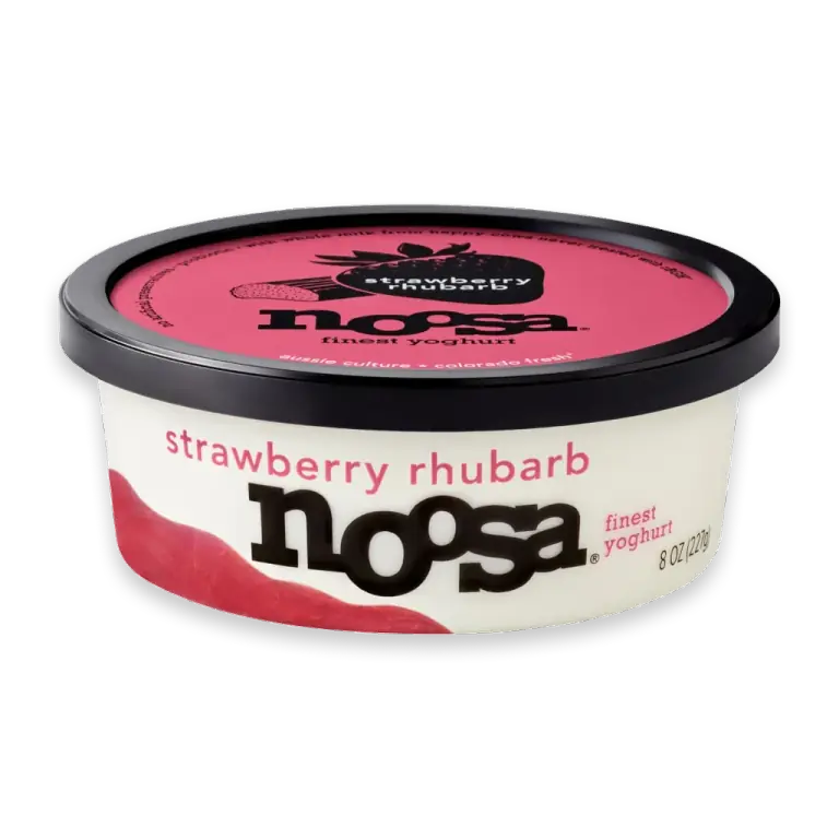 Strawberry Rhubarb Yogurt Cup