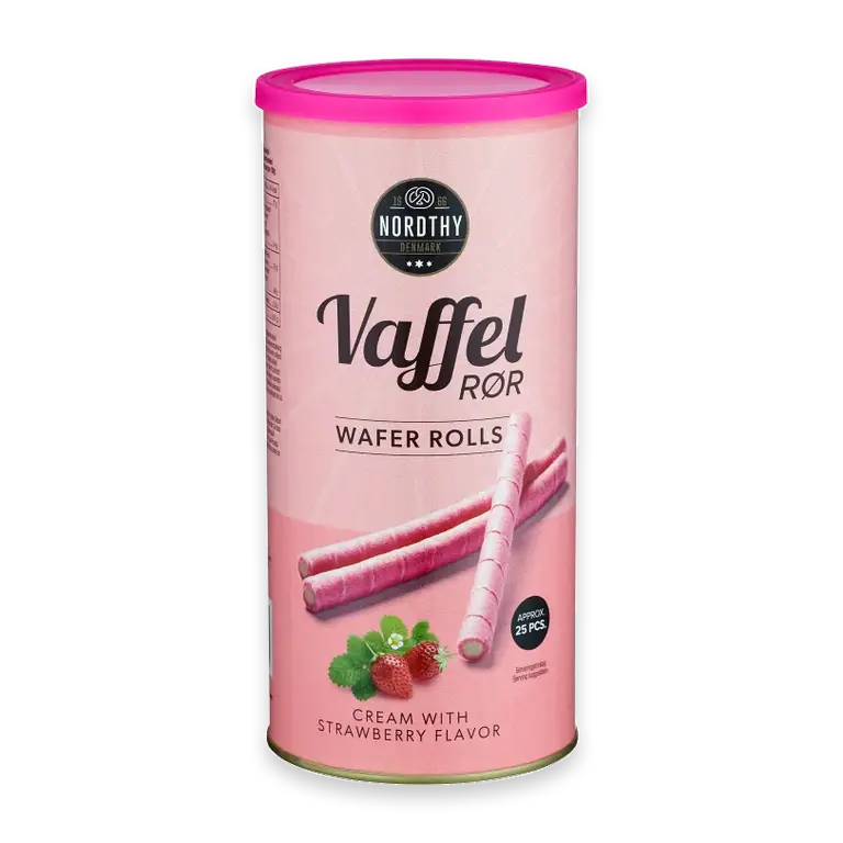 Wafer Rolls Strawberry 250g