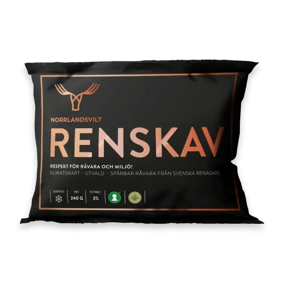 Renskav . Fryst
