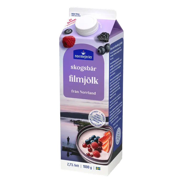 Skogsbär Filmjölk