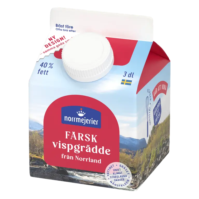Vispgrädden Färska