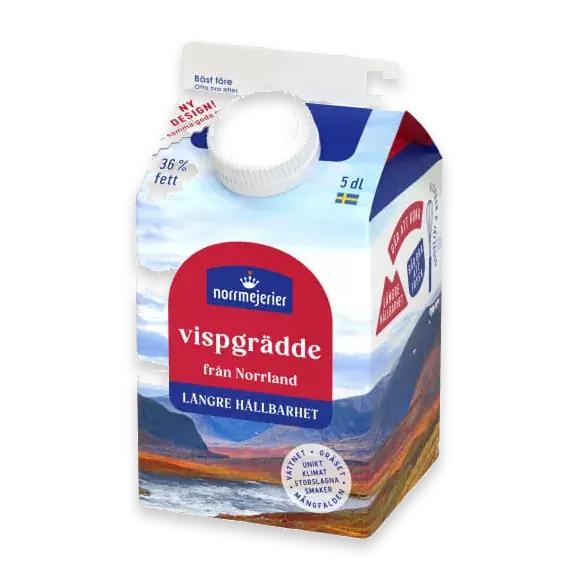 Vispgrädden Lång Hållbarhet 36%