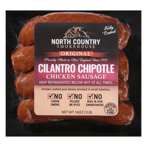 Cilantro Chipotle Chicken Sausage - 4 ct