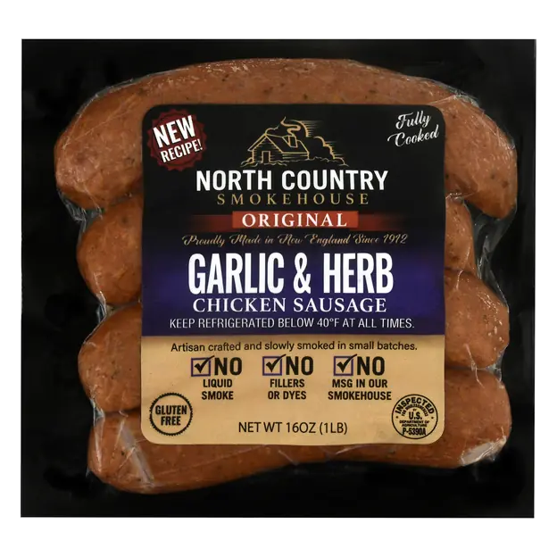 Garlic & Herb Chicken Sausage - 4 ct