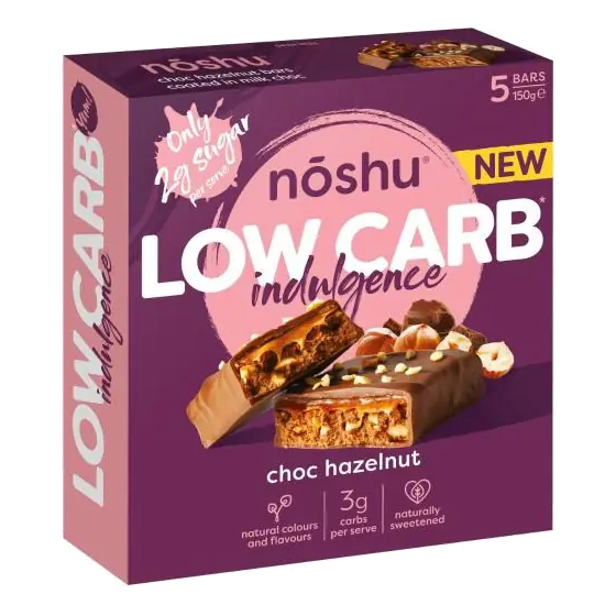 Low Carb Choc Hazelnut Indulgence Bars 5 Pack