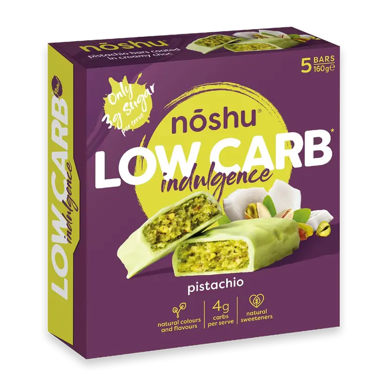 Low Carb Pistachio Indulgence Bars