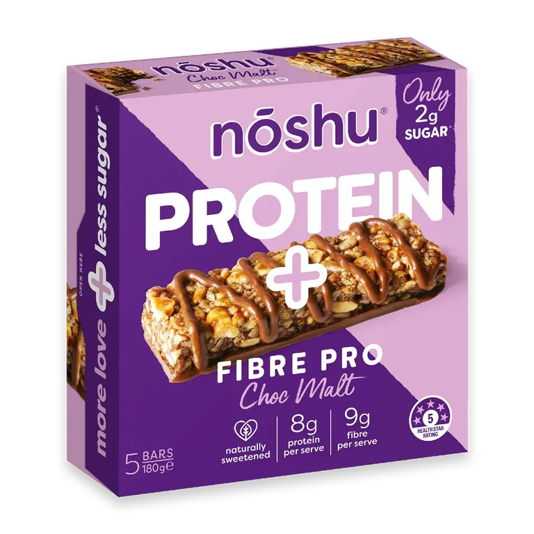 Protein Plus Fibre Pro Bars Choc Malt
