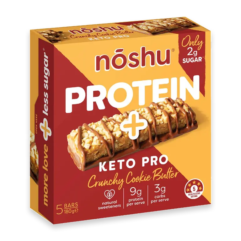 Protein Plus Keto Pro Bars Crunchy Cookie Butter