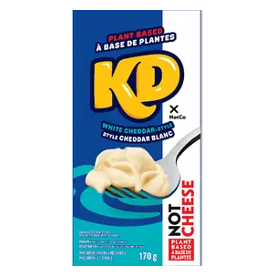 KD Notco Plante Based Shell Pasta And Sauce White Cheddar Flavour 170 g