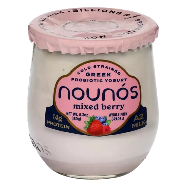 Whole Milk Greek Probiotic Mixed Berry Yogurt