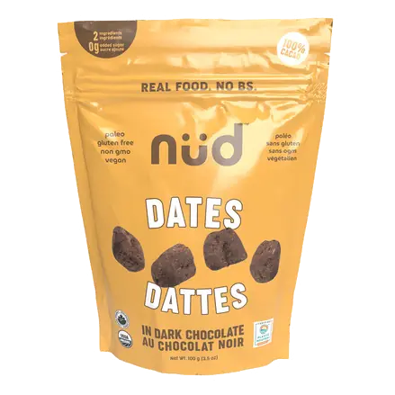 Nud Dates in Dark Chocolate 100 g