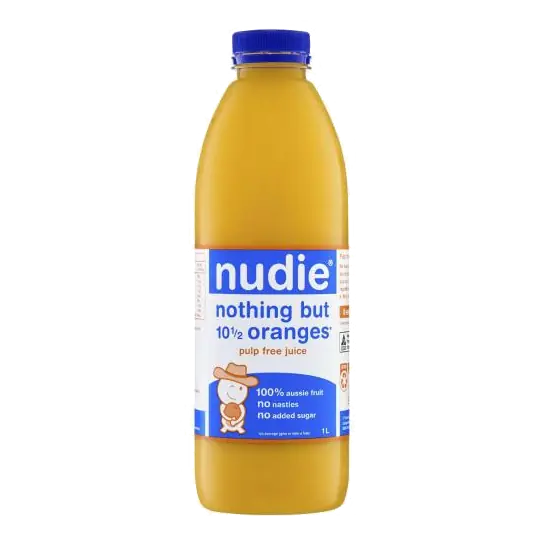 Nothing But 100% Fresh Juice Orange Pulp Free
