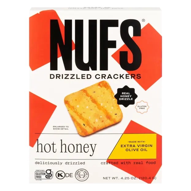 Gluten Free Hot Honey Drizzled Crackers