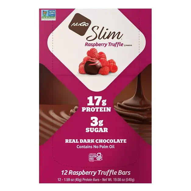 Slim Raspberry Truffle Protein Bars