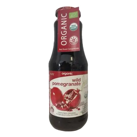 Organic Wild Pomegranate Juice Bottle