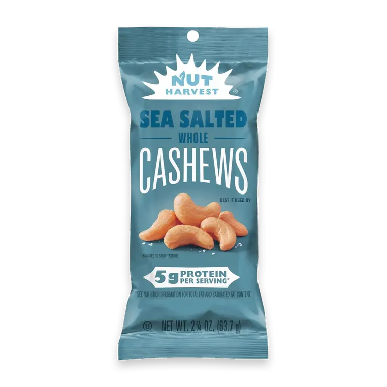 Sea Salted Whole Cashews