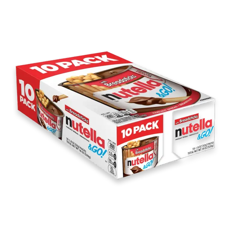& Go! Creamy Hazelnut with Cocoa Spread and Crispy Breadsticks