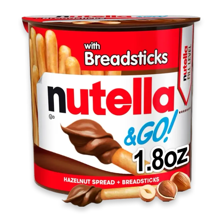 & Go Hazelnut Spread with Breadsticks