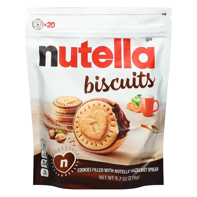 Hazelnut Spread Filled Biscuits