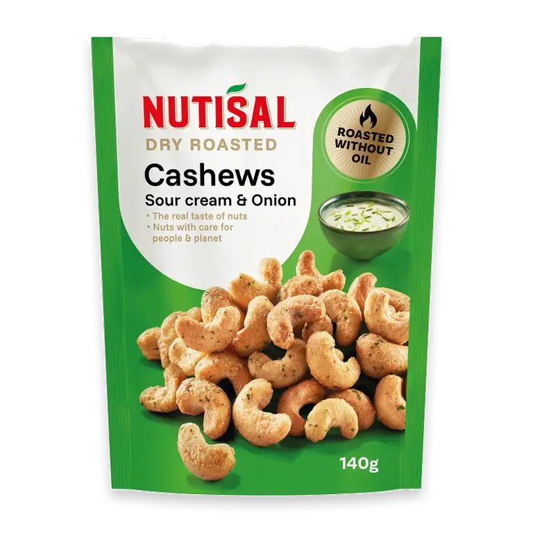 Cashewnötter Sourcream & Onion 140g