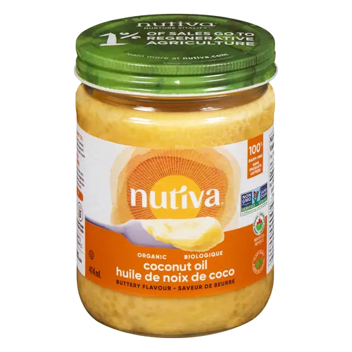 Organic Refined Coconut Oil Buttery Flavor 414 ml