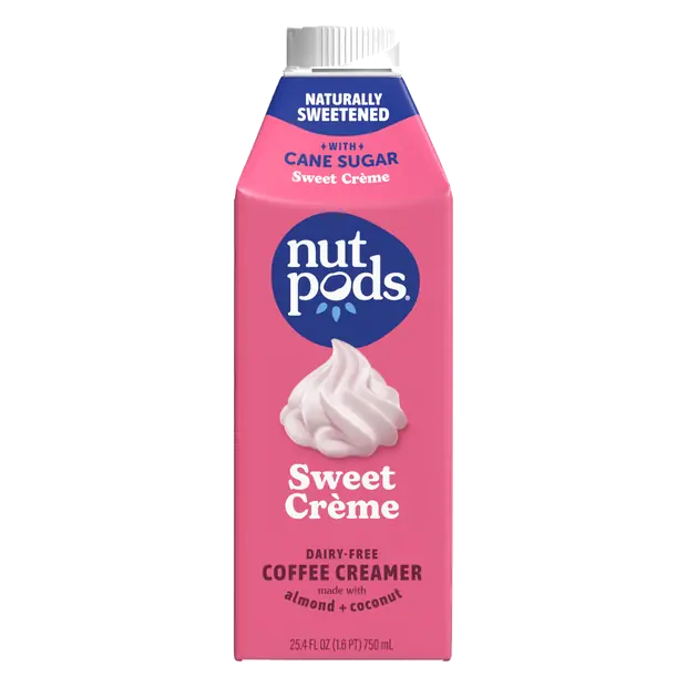 Dairy Free Sweet Creme Almond + Coconut Flavored Coffee Creamer