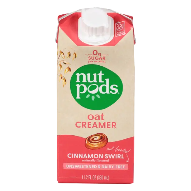 Dairy Free Unsweetened Cinnamon Swirl Oatmilk Coffee Creamer