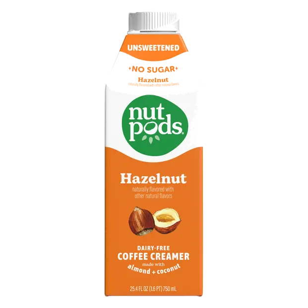 Dairy Free Unsweetened Hazelnut Flavored Almond + Coconut Creamer