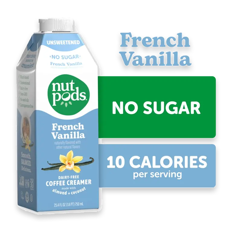 Unsweetened French Vanilla Coffee Creamer, Dairy-Free