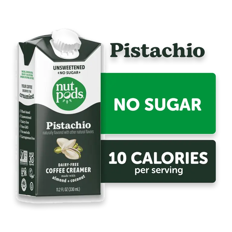 Unsweetened Pistachio Coffee Creamer, Dairy-Free