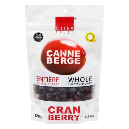 Nutra-Fruit Dried Cranberry Whole Sweetened 120 g