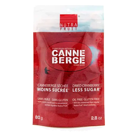 Nutra Fruit Less Sugar Dried Cranberry 80 g