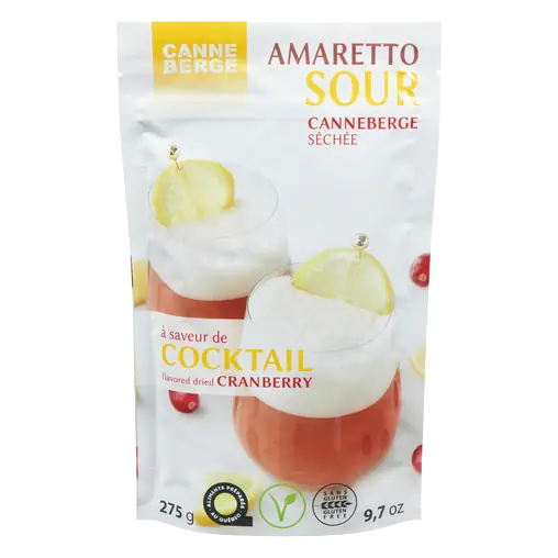 Cocktail Flavored Dried Cranberry Amaretto Sour 275 g