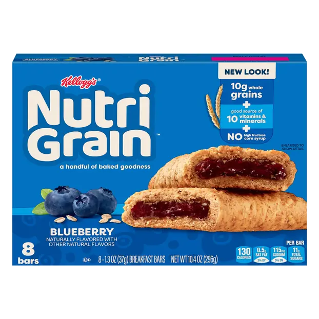 Blueberry Soft Baked Breakfast Bars - 8 ct