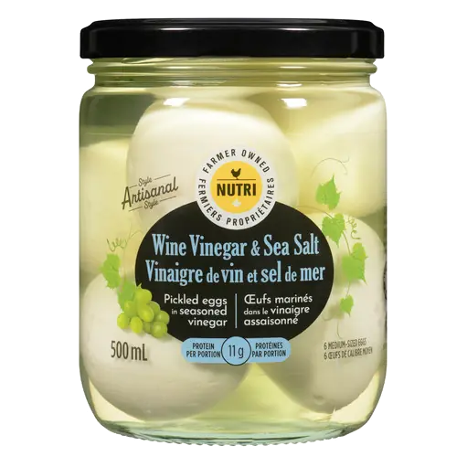 Pickled Eggs Wine Vinegar & Sea Salt 500 ml
