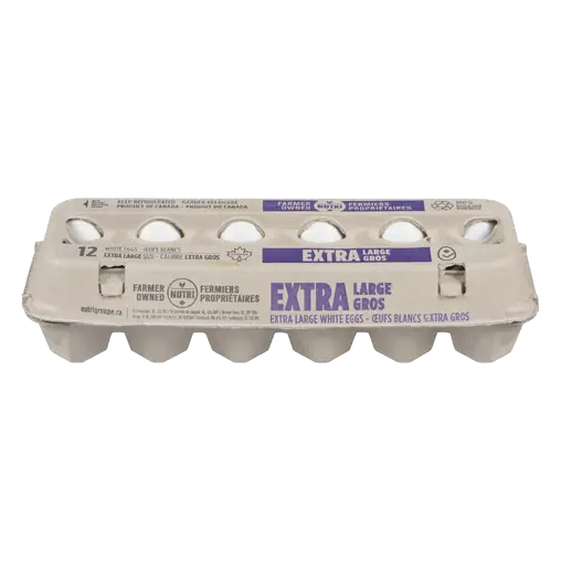 White Eggs Grade A Extra Large 12 Count