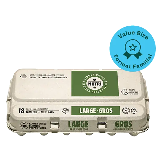 White Eggs Large Family Pack Value Size 18 Count