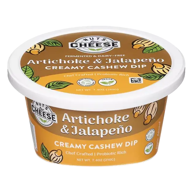 Creamy Artichoke & Jalapeno Cashew Dip