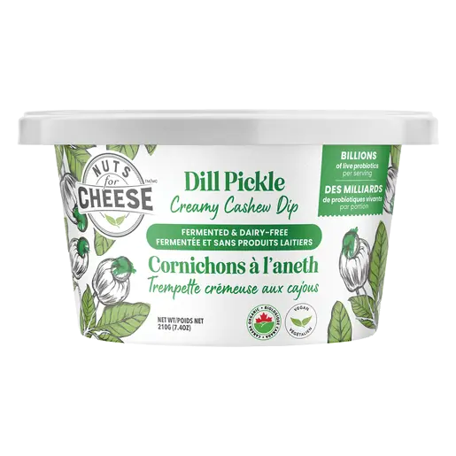 Dairy-Free Creamy Cashew Dip Dill Pickle 210 g