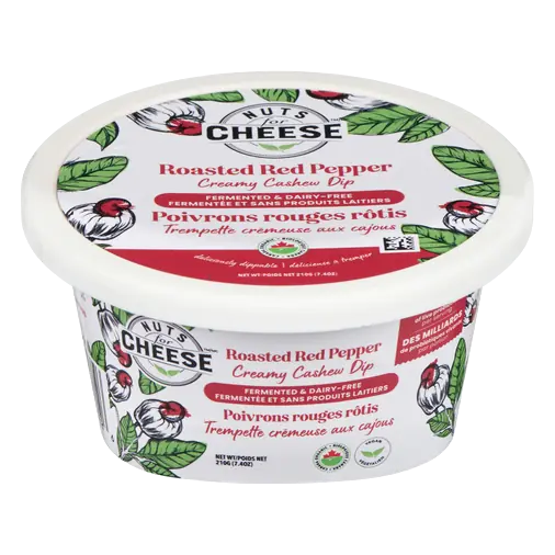 Dairy-Free Creamy Cashew Dip Roasted Red Pepper 210 g