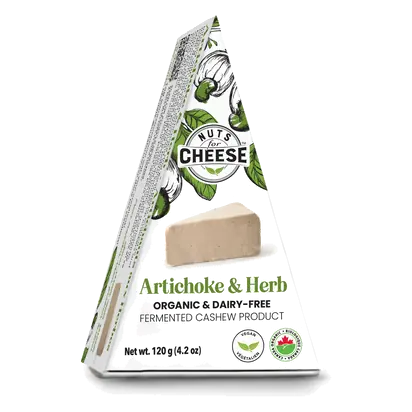 Dairy-Free Cultured Cashew Artichoke & Herb 120 g