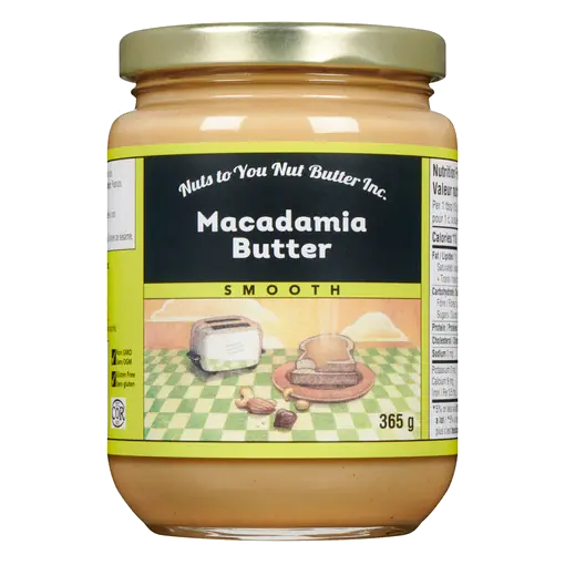 Nut Butter Macadamia Butter Smooth 365 g