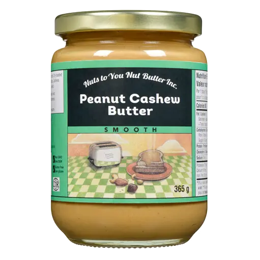 Peanut Cashew Butter Smooth 365 g